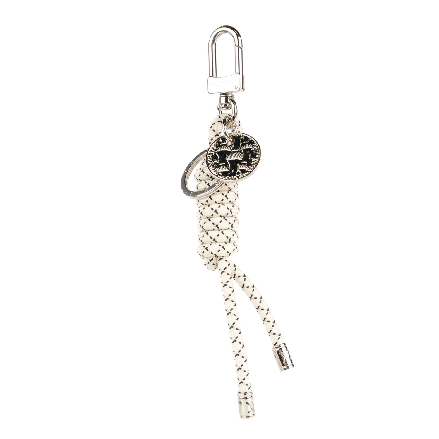 Louis Vuitton Palladium Christopher Nemeth Rope Bag Charm Key Ring 1 of 7