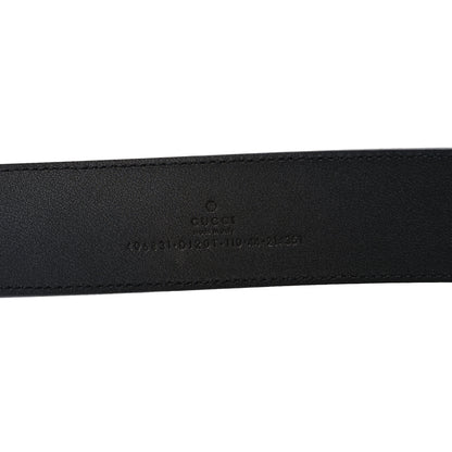 Gucci Textured Dollar Calfskin Double G 40mm Belt 110 44 Black 5 of 5