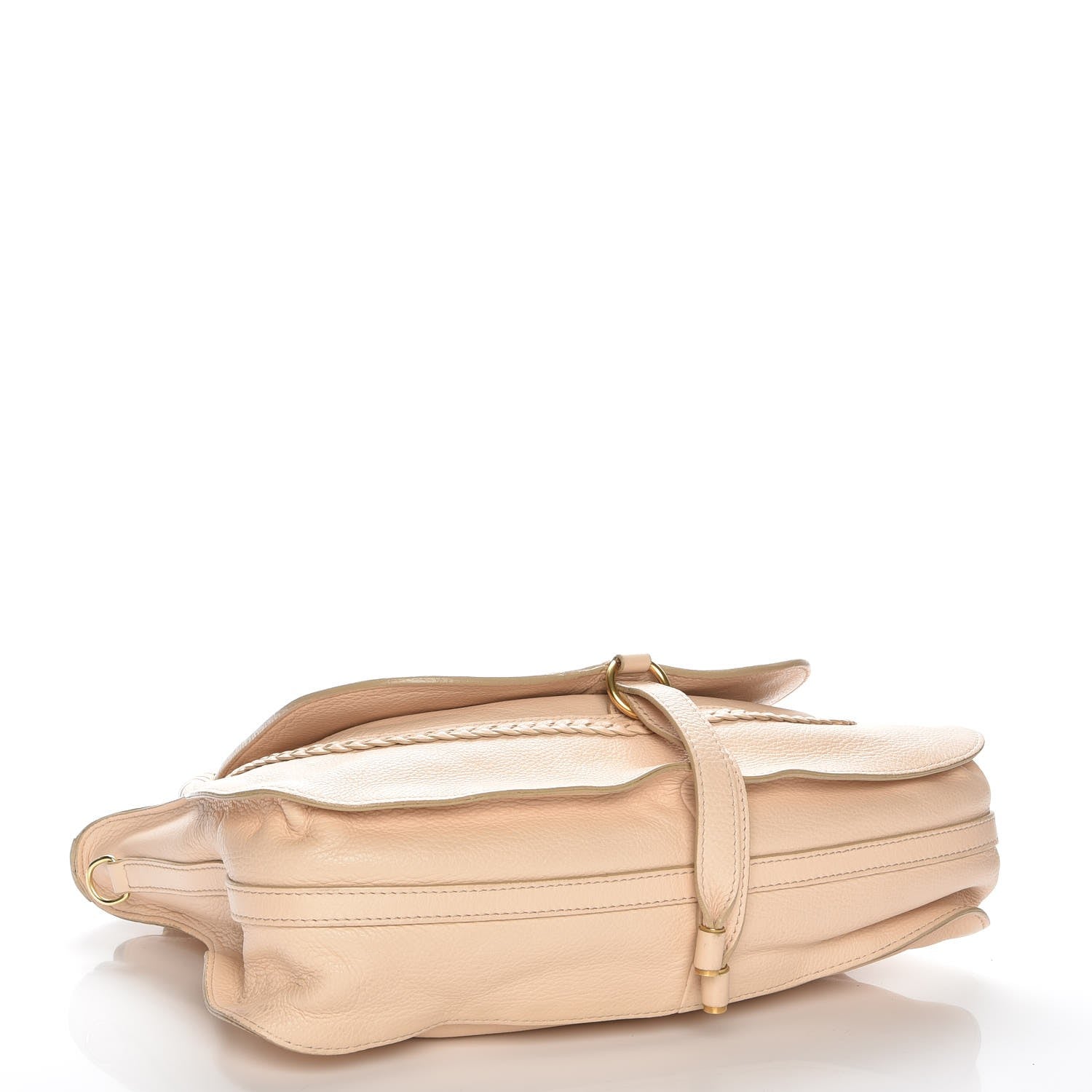 Chloe Calfskin Braided Medium Marcie Satchel Nude Pink 4 of 8