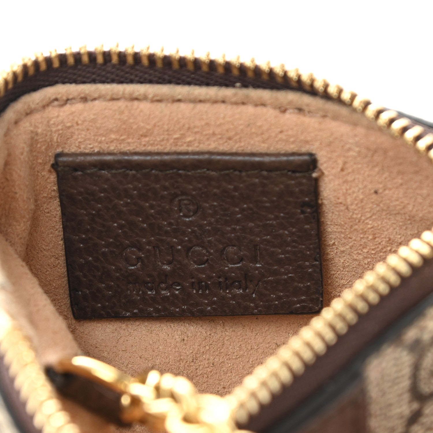 Gucci GG Supreme Monogram Web Ophidia Key Case Beige New Acero 6 of 9
