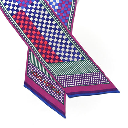Louis Vuitton Silk Damier Aquarelle Bandeau 2 of 3