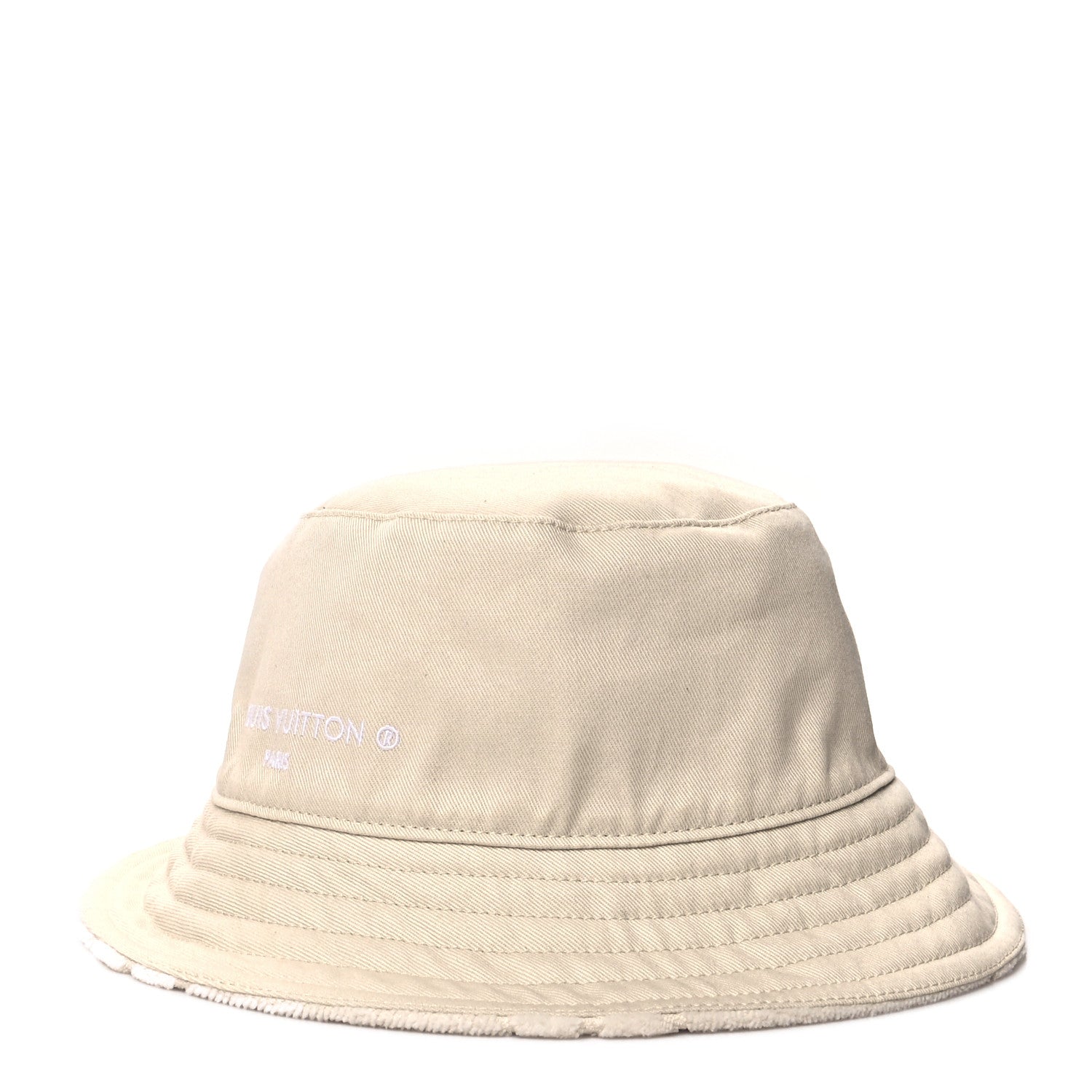 Louis Vuitton Cotton Jacquard Monogram LVacation Reversible Hat M White 6 of 11