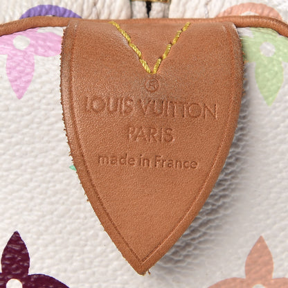 Louis Vuitton Monogram Multicolor Speedy 30 White 7 of 9