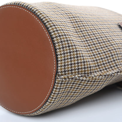 Celine Smooth Calfskin Tweed Nano Big Bag Bucket Tan 8 of 10