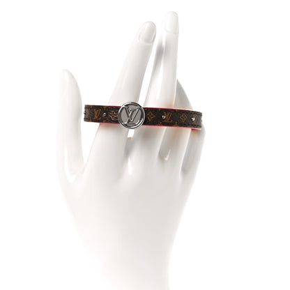 Louis Vuitton Monogram LV Circle Reversible Bracelet 19 Rose Falbala 2 of 3