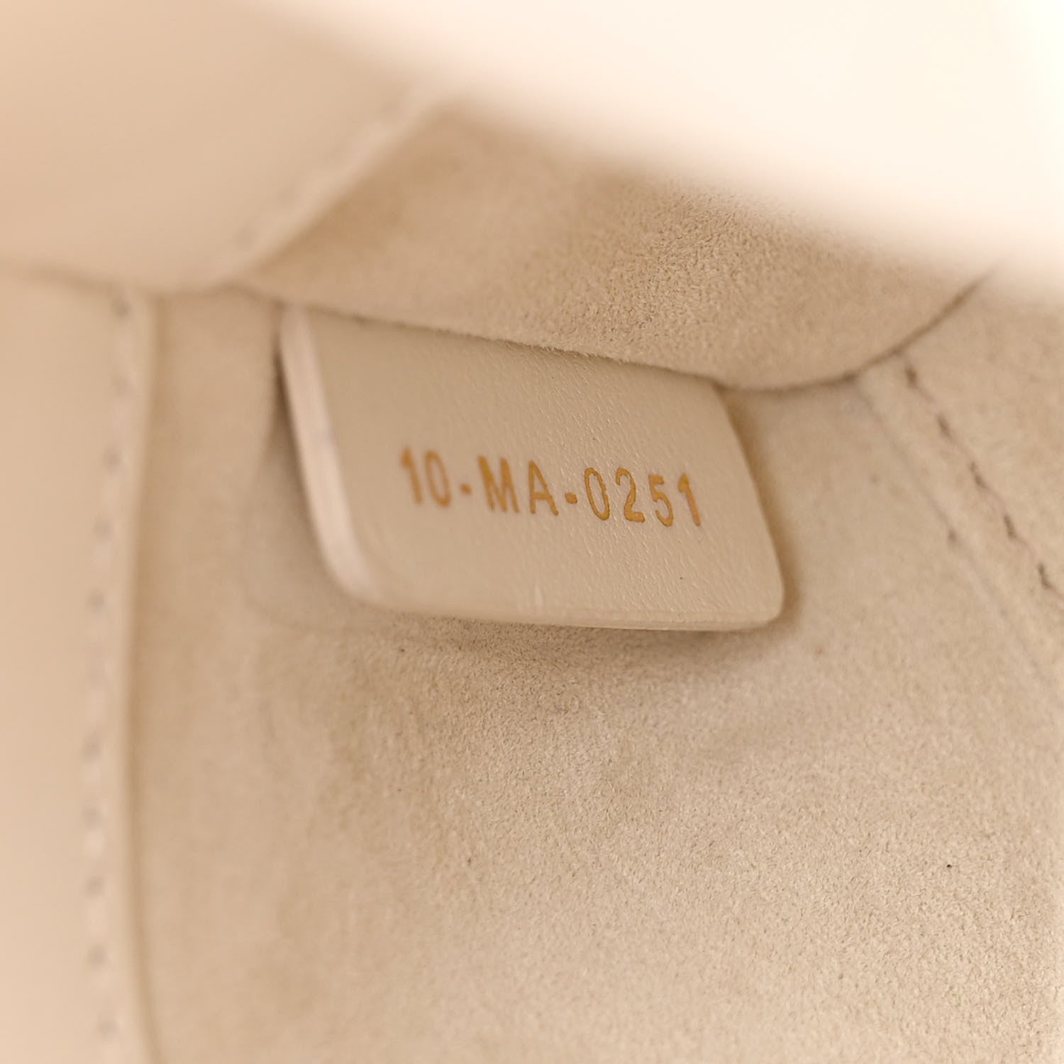 Christian Dior Calfskin Cannage Dioramour Micro Lady Dior Dior White 7 of 15