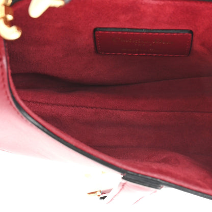 Christian Dior Calfskin Mini Saddle Bag Red 5 of 12
