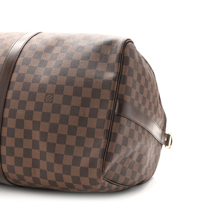 Louis Vuitton Damier Ebene Keepall 55 9 of 10