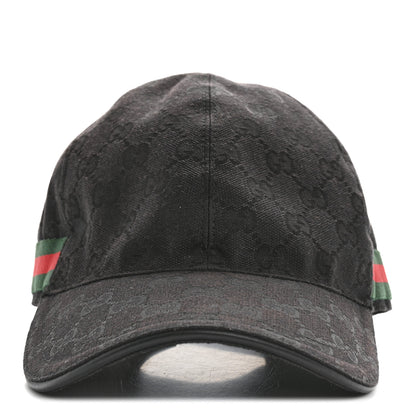 Gucci Monogram Web Baseball Hat L Black 3 of 11