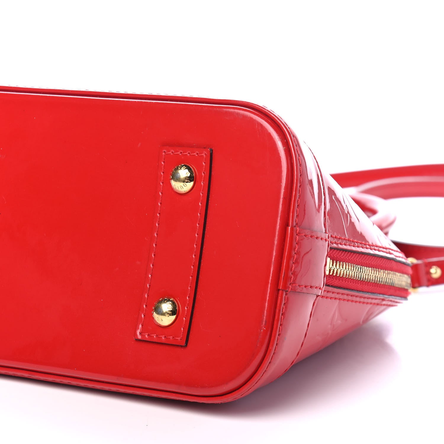Louis Vuitton Vernis Alma BB Cherry 9 of 9