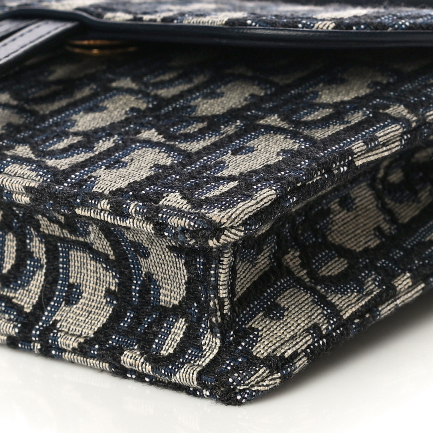 Oblique Saddle Belt Bag Blue