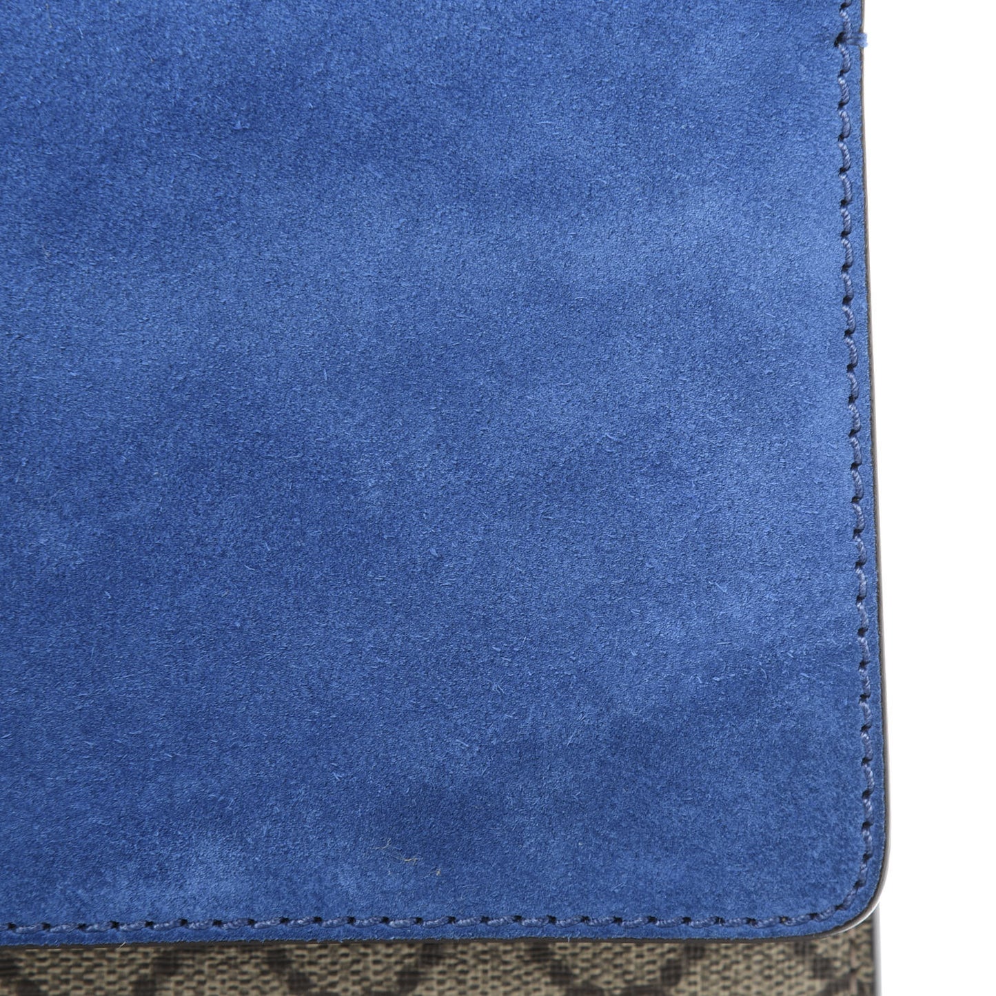 GG Supreme Monogram Medium Dionysus Shoulder Bag Blue
