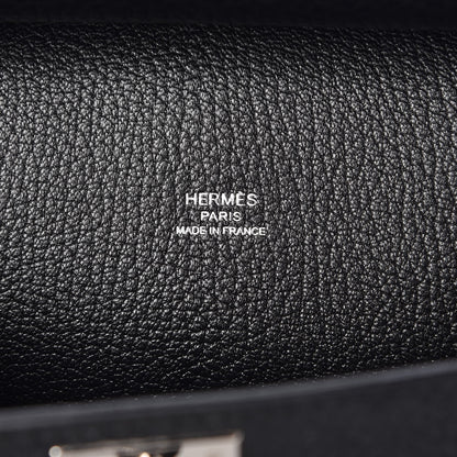 Hermes Taurillon Clemence Jypsiere 28 Black 6 of 11