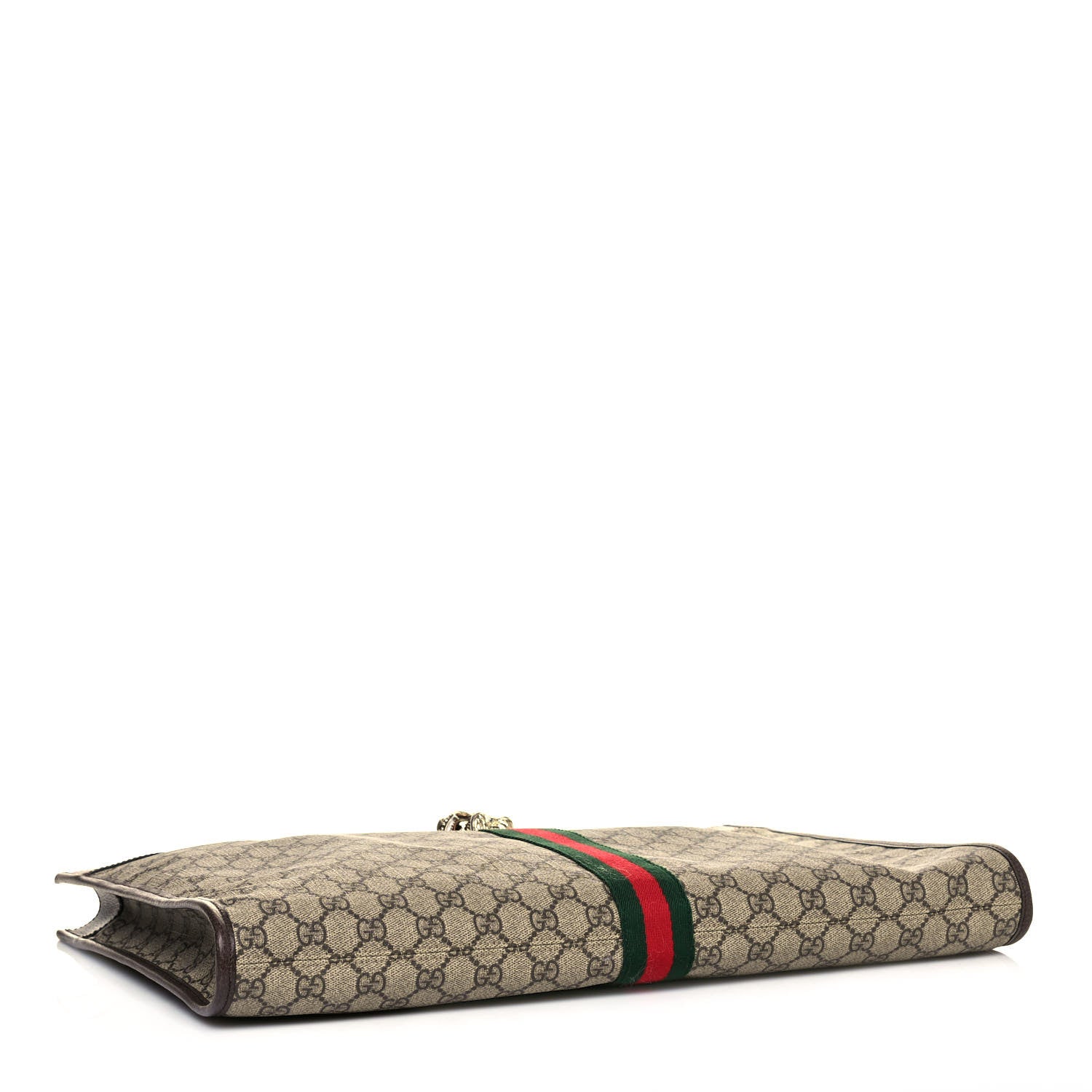 Gucci GG Supreme Monogram Large Rajah Chain Tote Beige New Acero 4 of 12