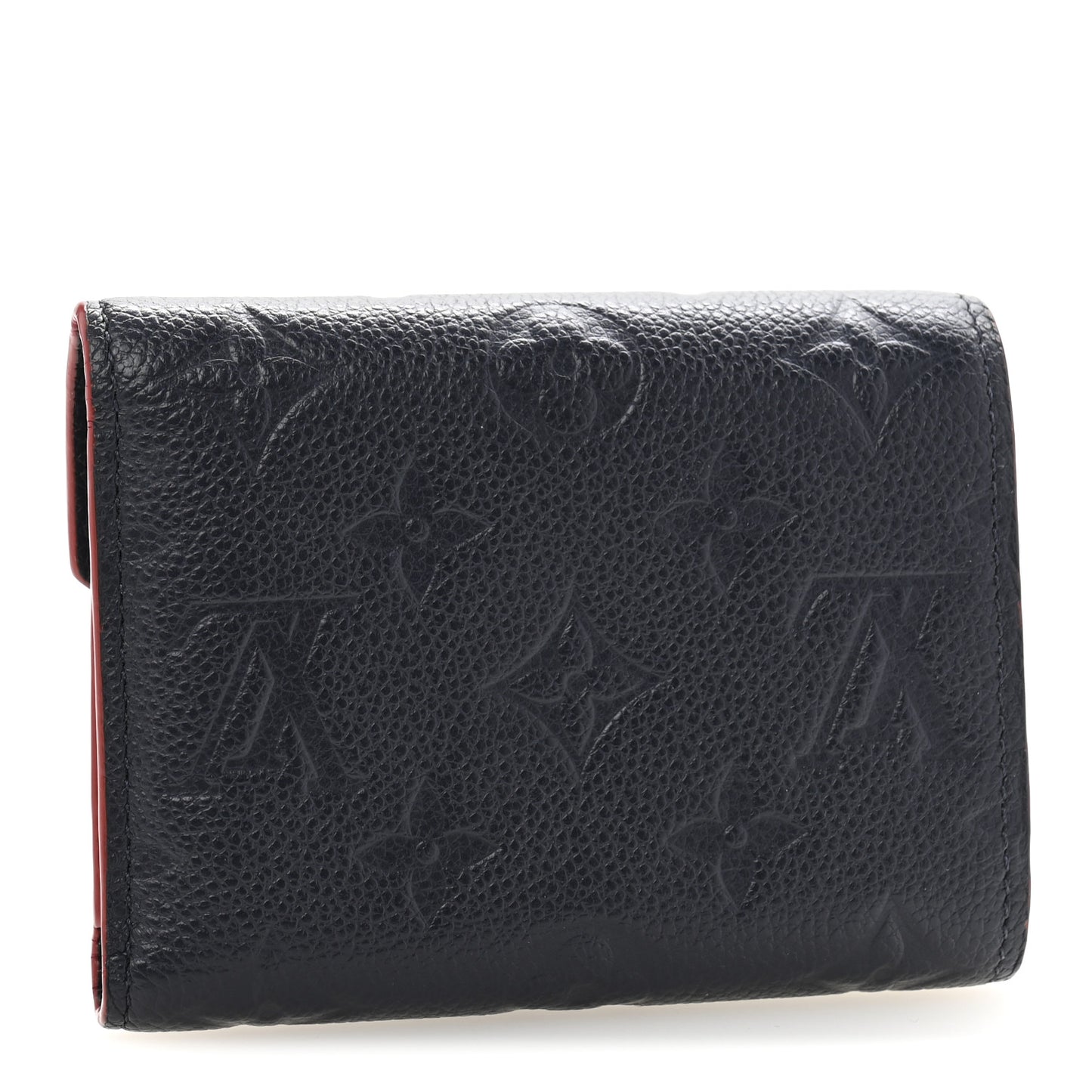 Empreinte Victorine Wallet Marine Rouge