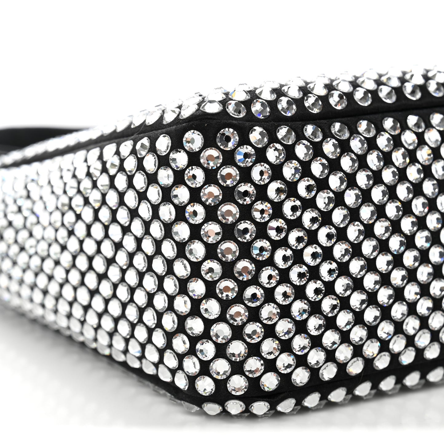 Satin Crystal Mini Re-Edition 2000 Bag Cristal
