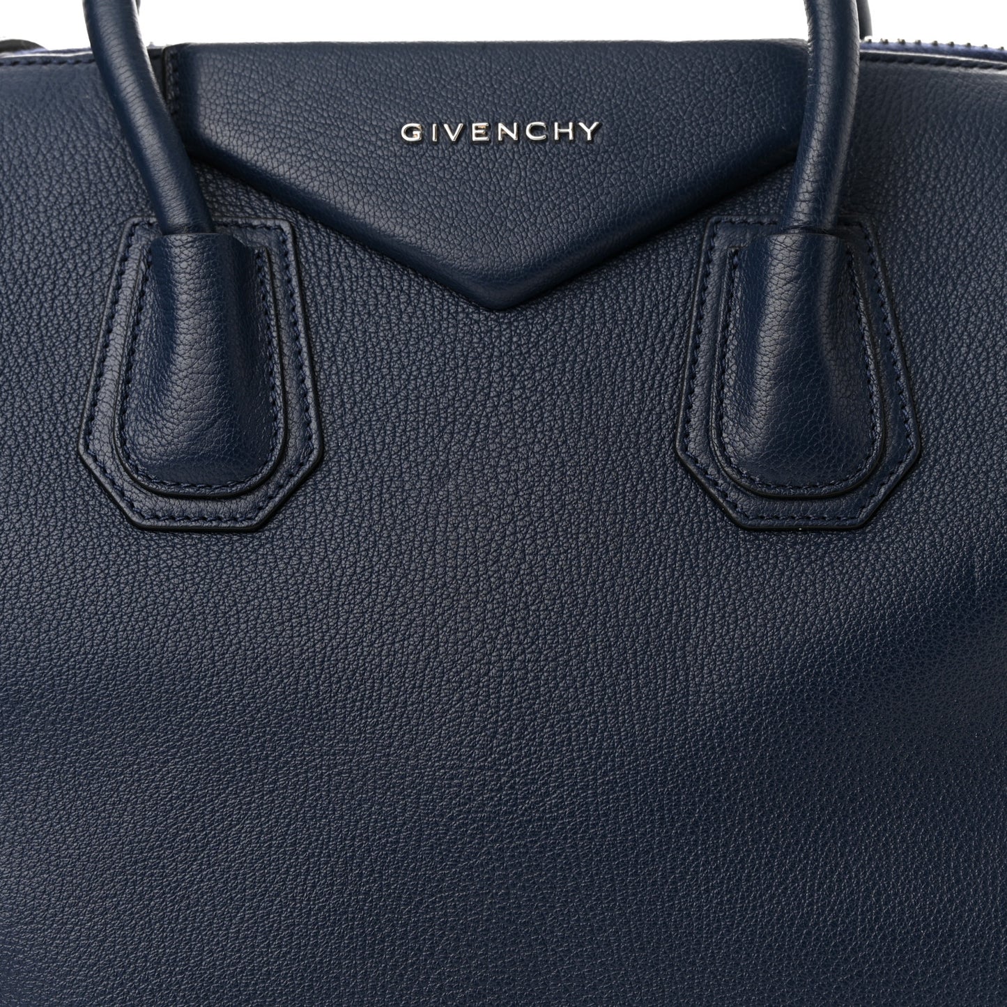 Sugar Goatskin Medium Antigona Navy