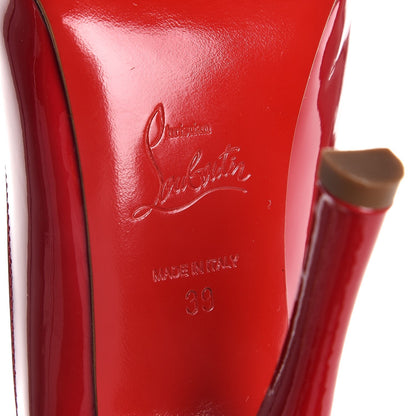 Christian Louboutin Patent Maryl 120 Pumps 39 Red 8 of 10