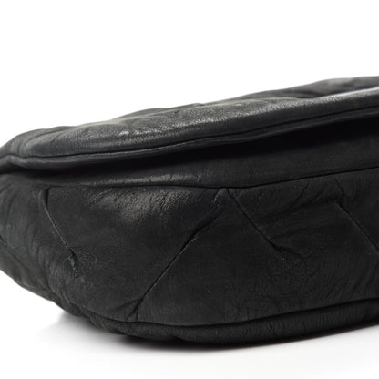 Chanel Iridescent Calfskin Glint Accordion Flap Black 8 of 11