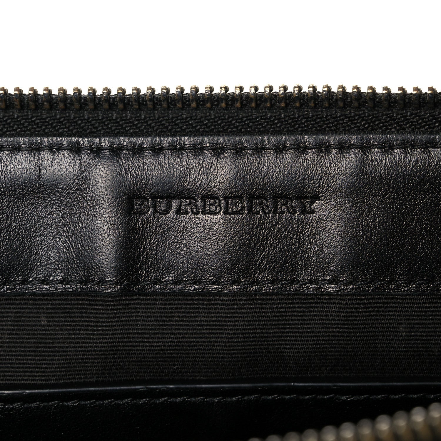 Burberry Coated Canvas Graffiti Print Zip Pouch Black 6 of 10