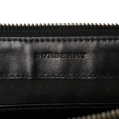 Burberry Coated Canvas Graffiti Print Zip Pouch Black 6 of 10