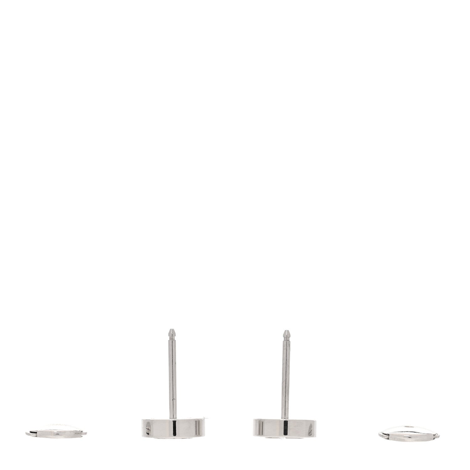 Cartier 18K White Gold LOVE Earrings 3 of 5