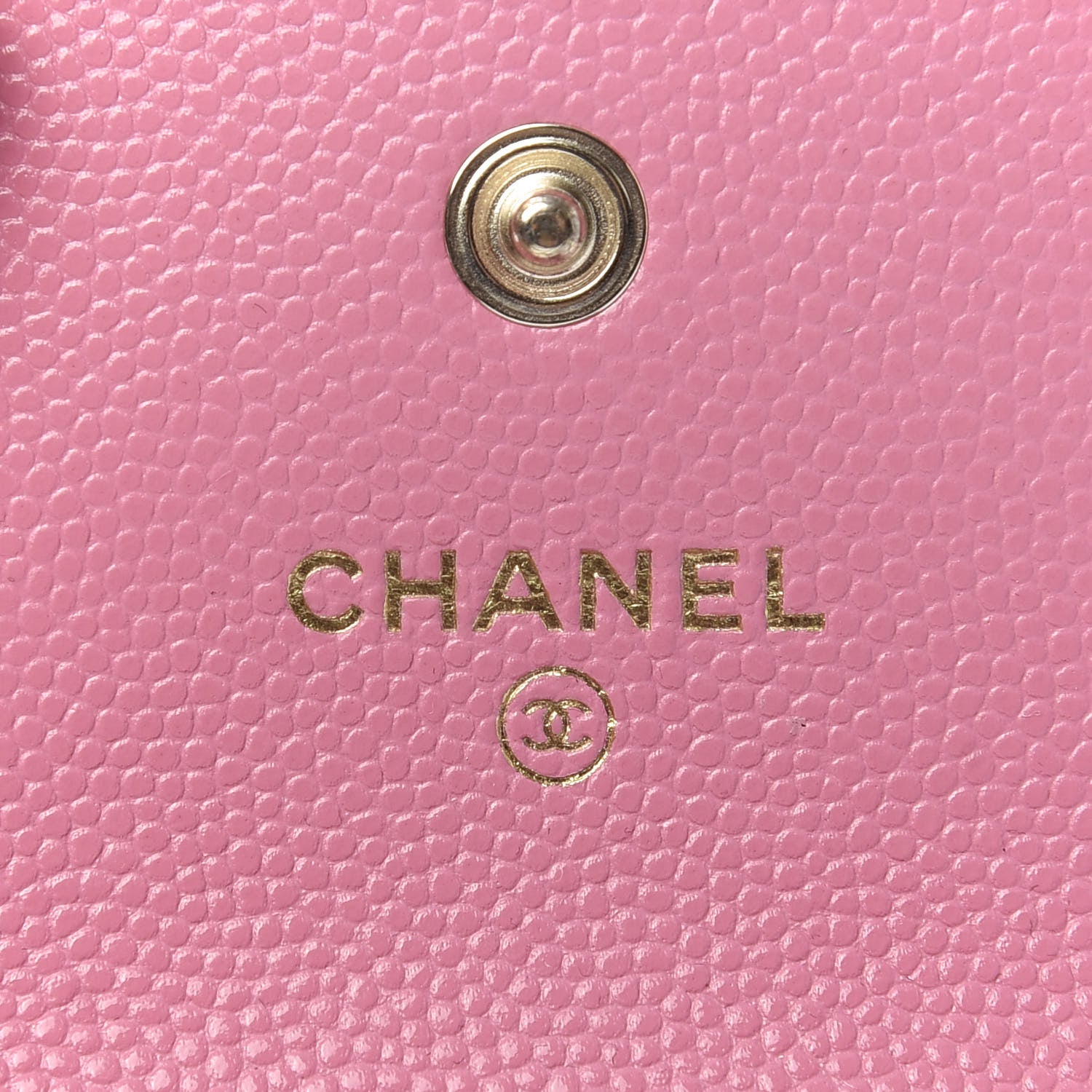 Chanel Caviar Quilted Crystal CC Airpods Pro Case Pink 4 of 6