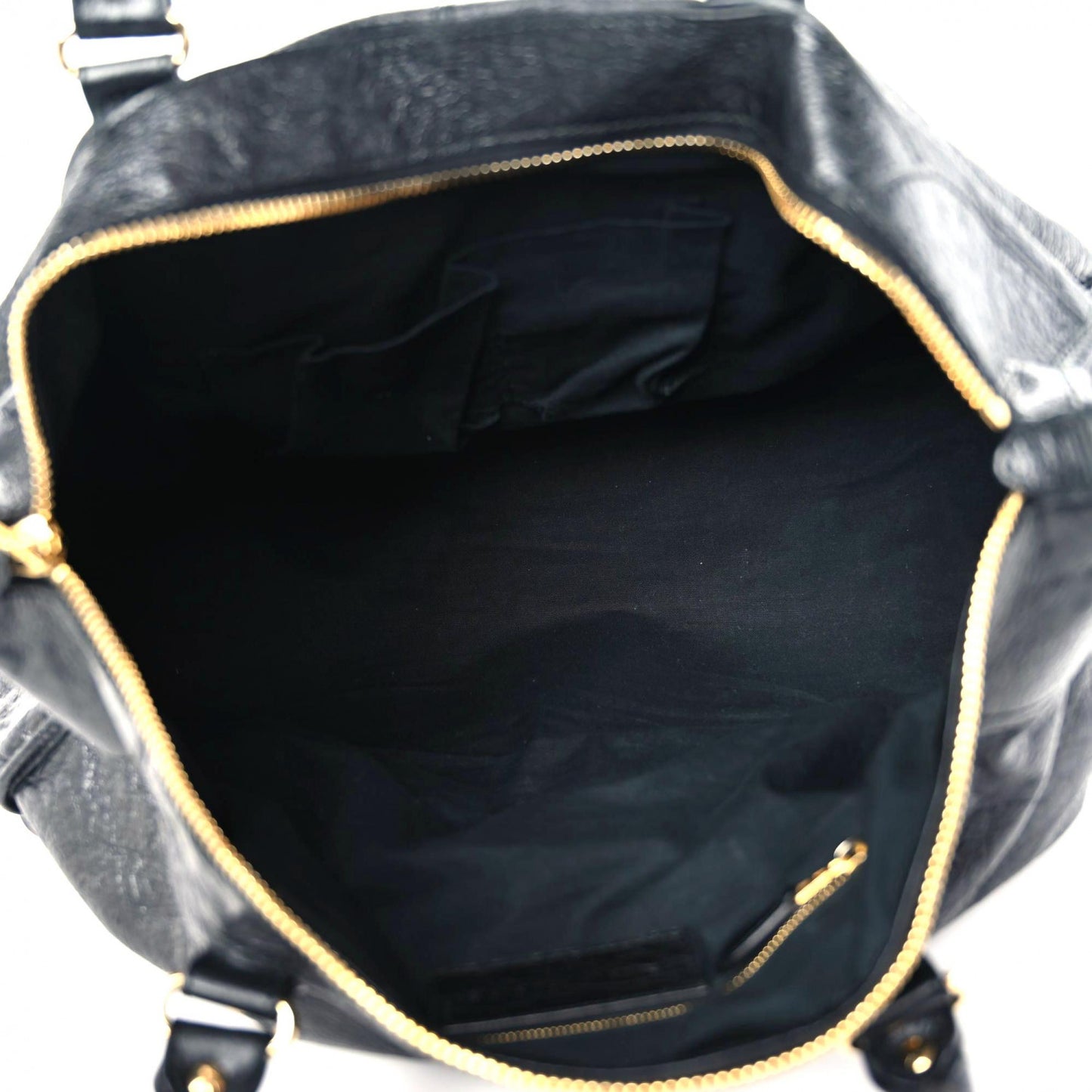 Agneau Giant 12 Gold Hardware Work Black