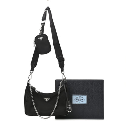 Prada Nylon Re-Edition 2005 Shoulder Bag Black 11 of 11