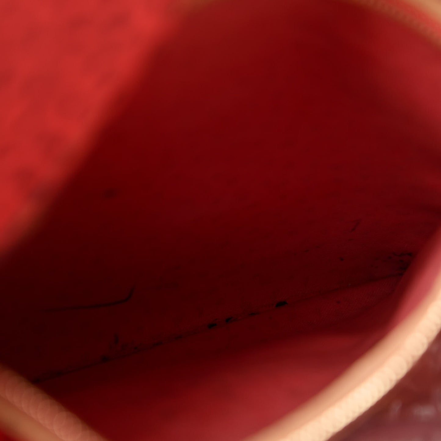 Monogram Kusama Waves Neverfull MM Red