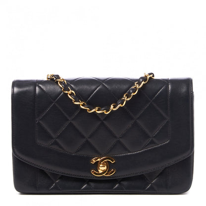Chanel Lambskin Quilted Small Single Flap Black 1 of 9