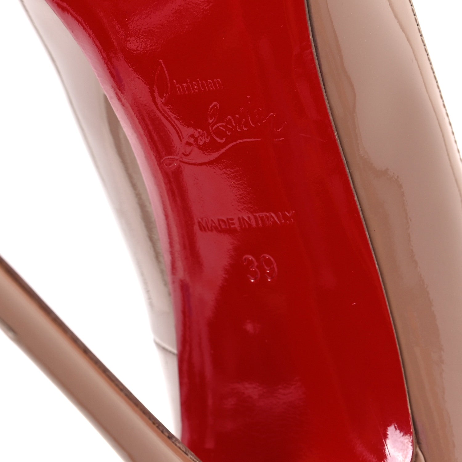 Christian Louboutin Patent So Kate 120 Pumps 39 Nude 7 of 9