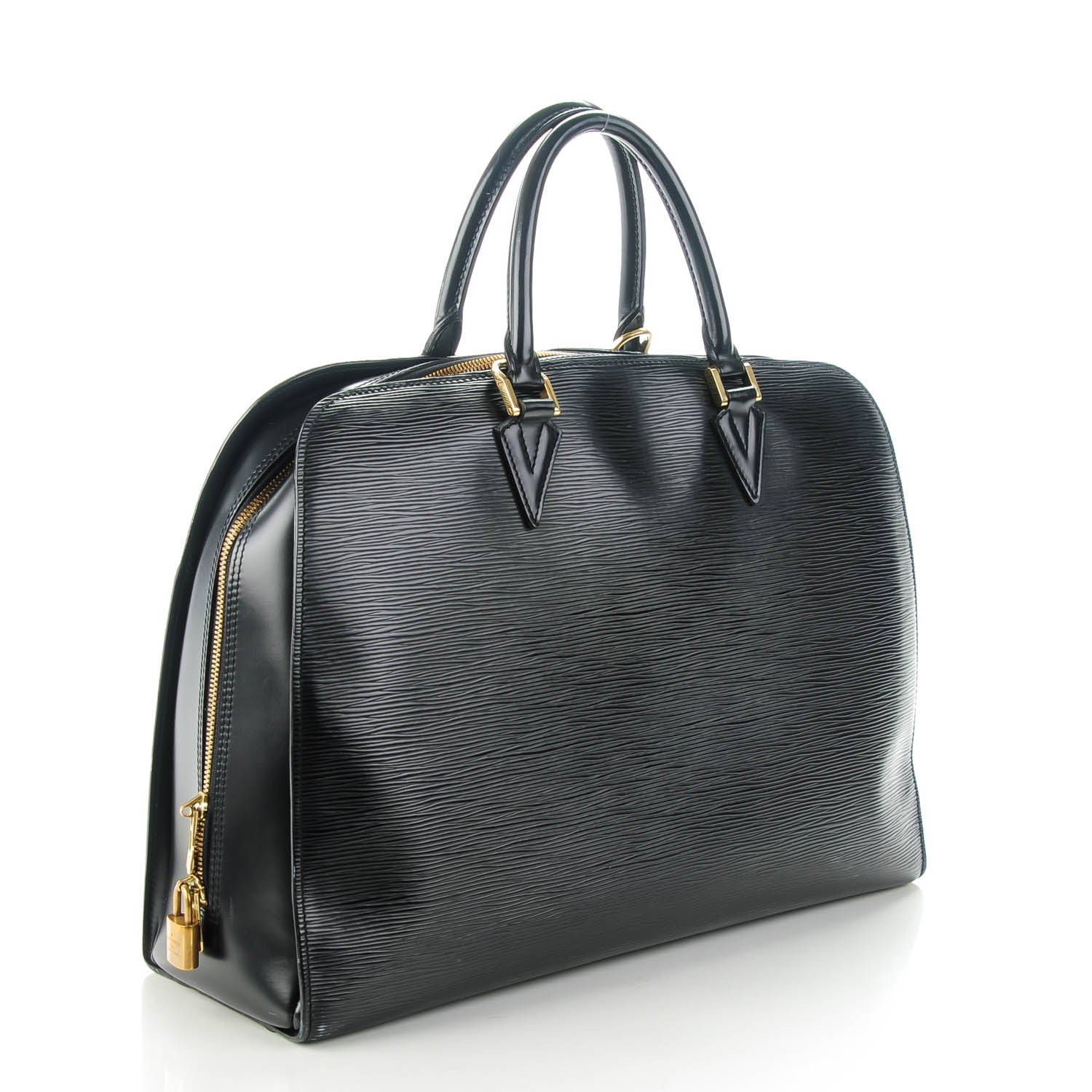 Louis Vuitton Epi Sorbonne Briefcase Black 4 of 10