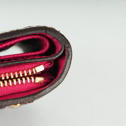 Louis Vuitton Monogram Perforated Compact Zipped Wallet Fuchsia 8 of 9