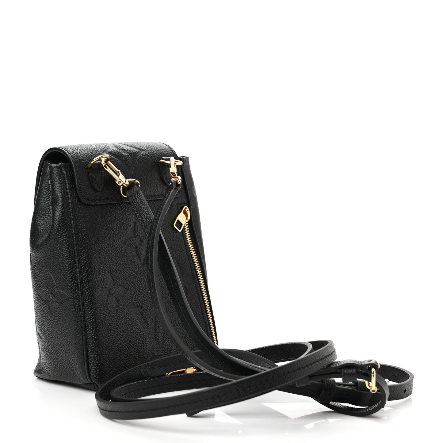 Empreinte Monogram Giant Tiny Backpack Black