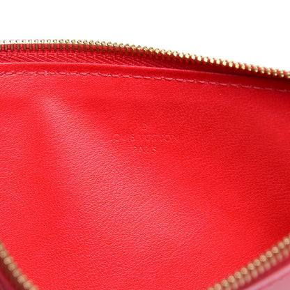 Louis Vuitton Vernis Felicie Chain Wallet Zippered Insert Hot Pink 6 of 8