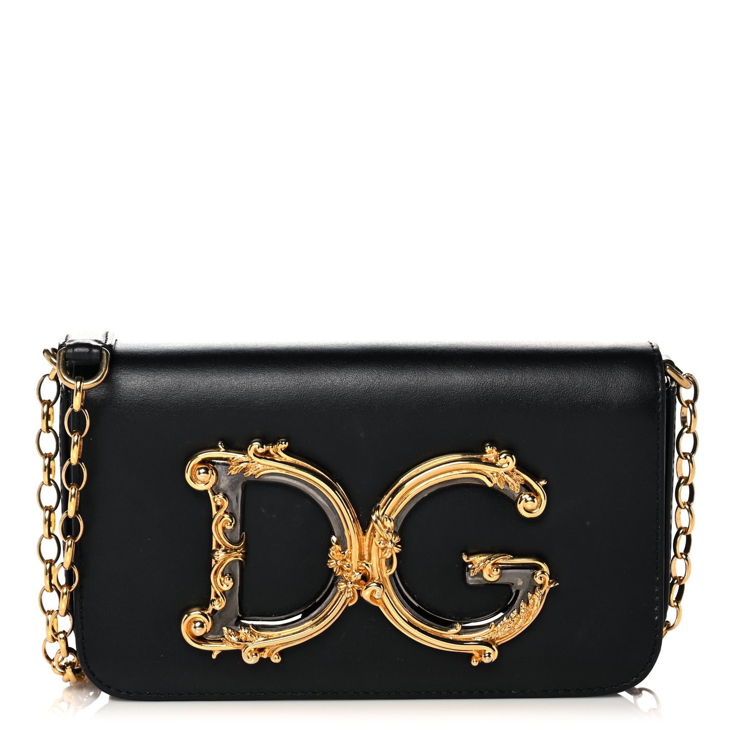 Nappa Mini DG Girls Shoulder Bag Black