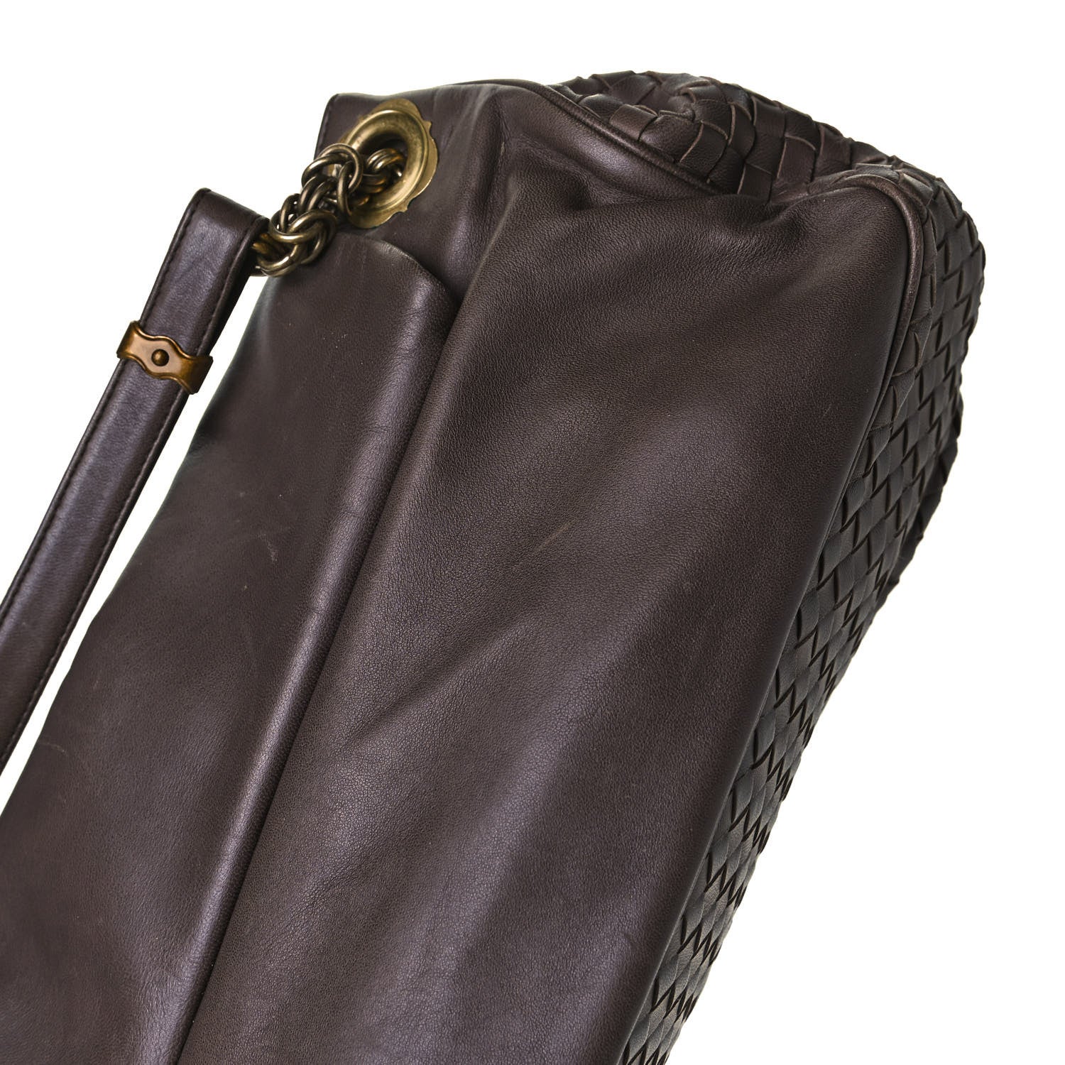 Bottega Veneta Nappa Intrecciato Napoli Shoulder Bag 12 of 15