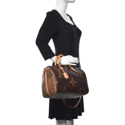 Louis Vuitton Reverse Monogram Giant Speedy Bandouliere 30 2 of 10