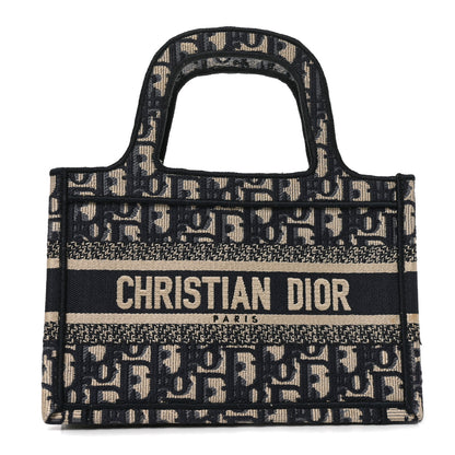 Christian Dior Oblique Mini Book Tote Blue Multicolor 1 of 11