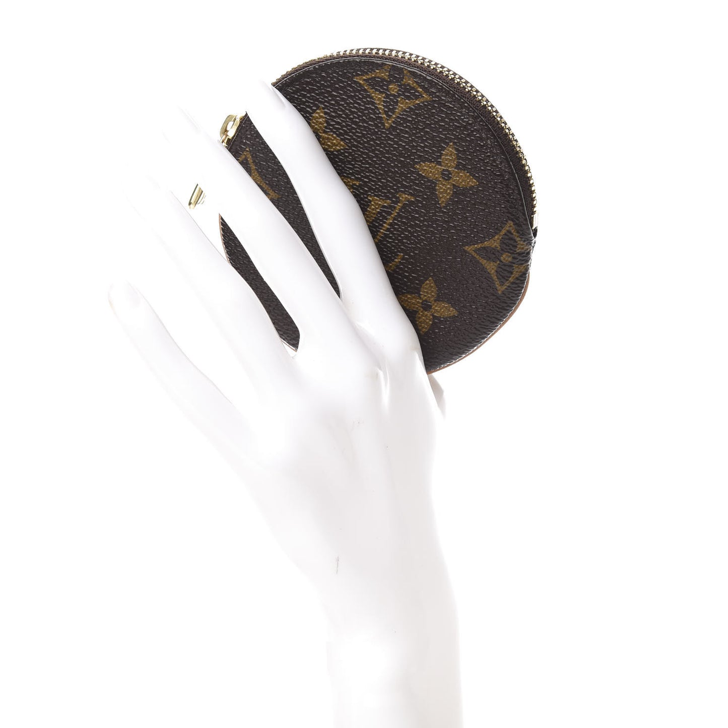 Monogram Round Coin Purse