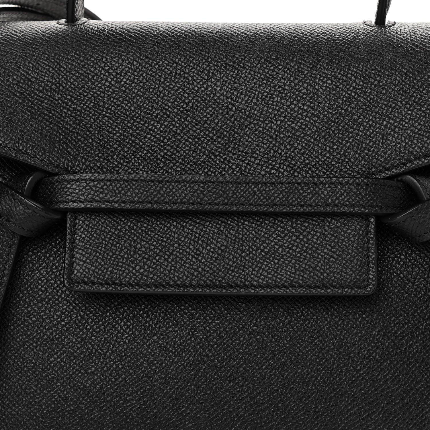 Celine Grained Calfskin Nano Belt Bag Black 8 of 10