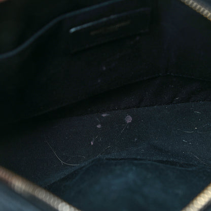 Saint Laurent Lambskin Monogram Small Lou Camera Bag Black 9 of 11