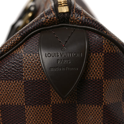 Louis Vuitton Damier Ebene Speedy 35 6 of 10