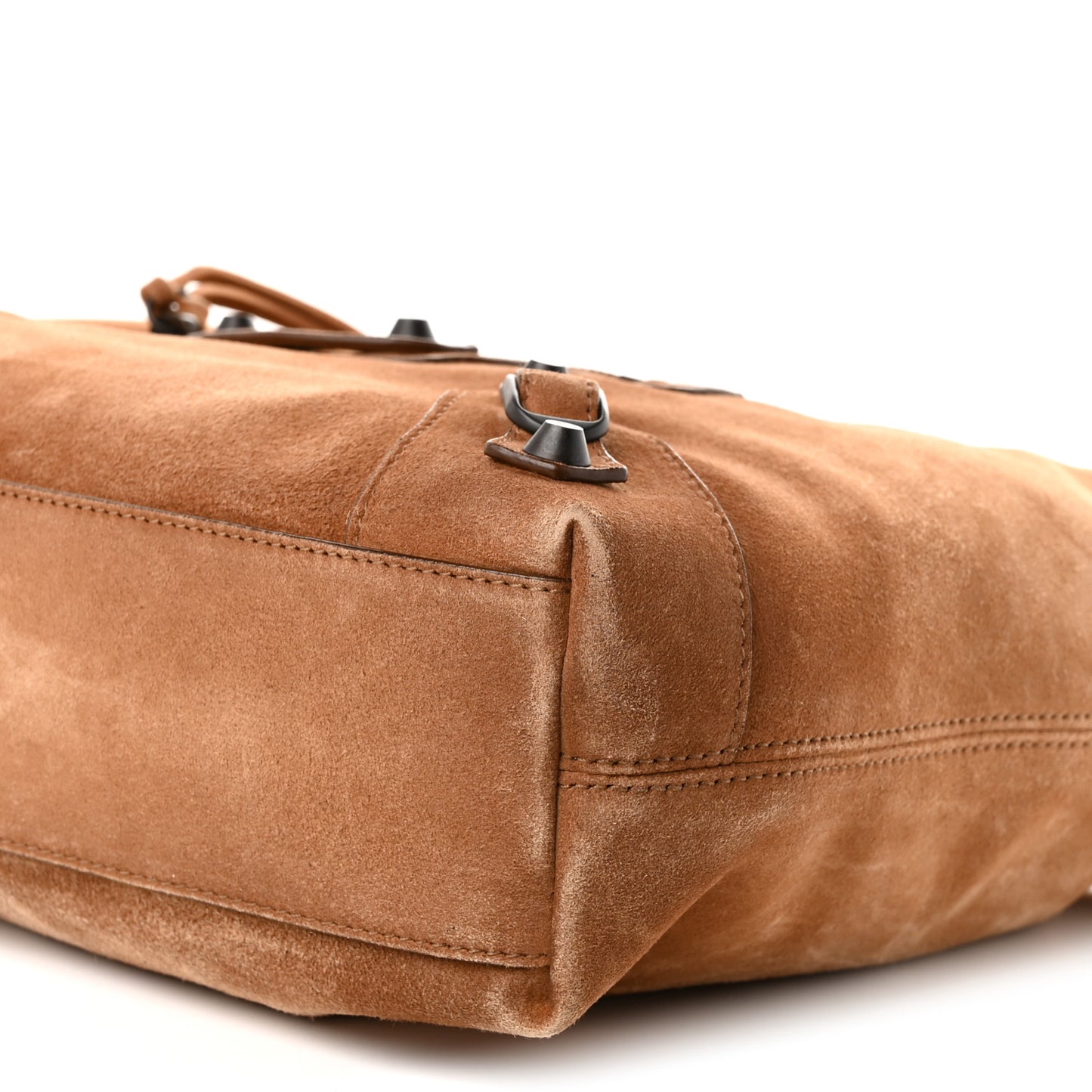 Suede Classic Hardware Small Le City Hobo Bag Camel