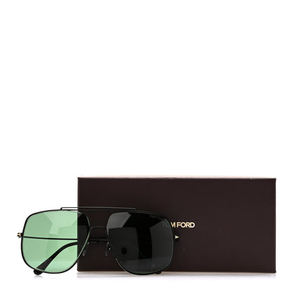 Tom Ford Metal Liam Sunglasses TF927 Green Black 5 of 5
