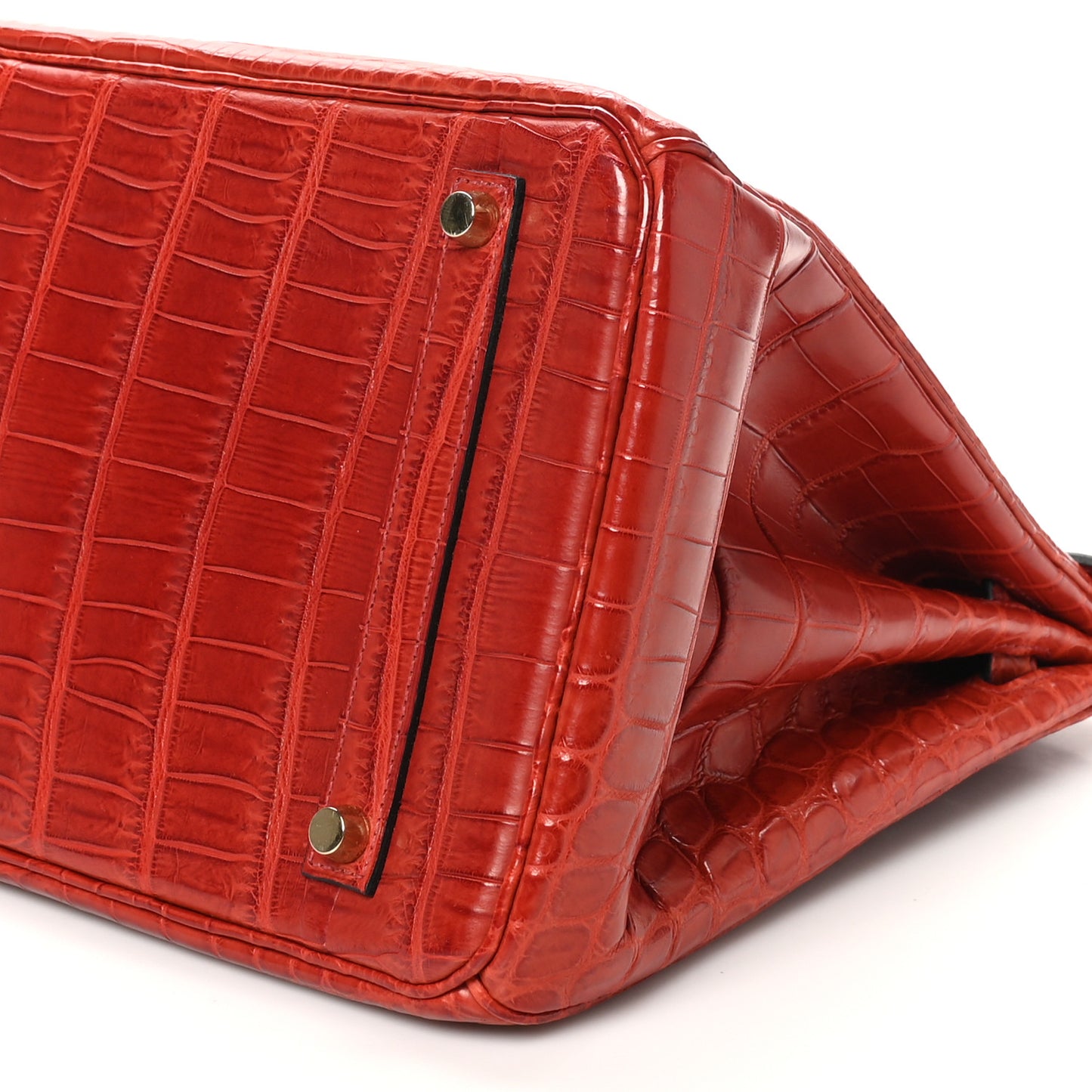 Matte Niloticus Crocodile Birkin 35 Rouge H