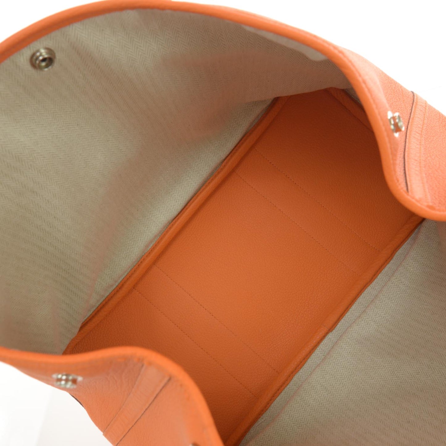 Veau Negonda Garden Party Tote 36 Orange