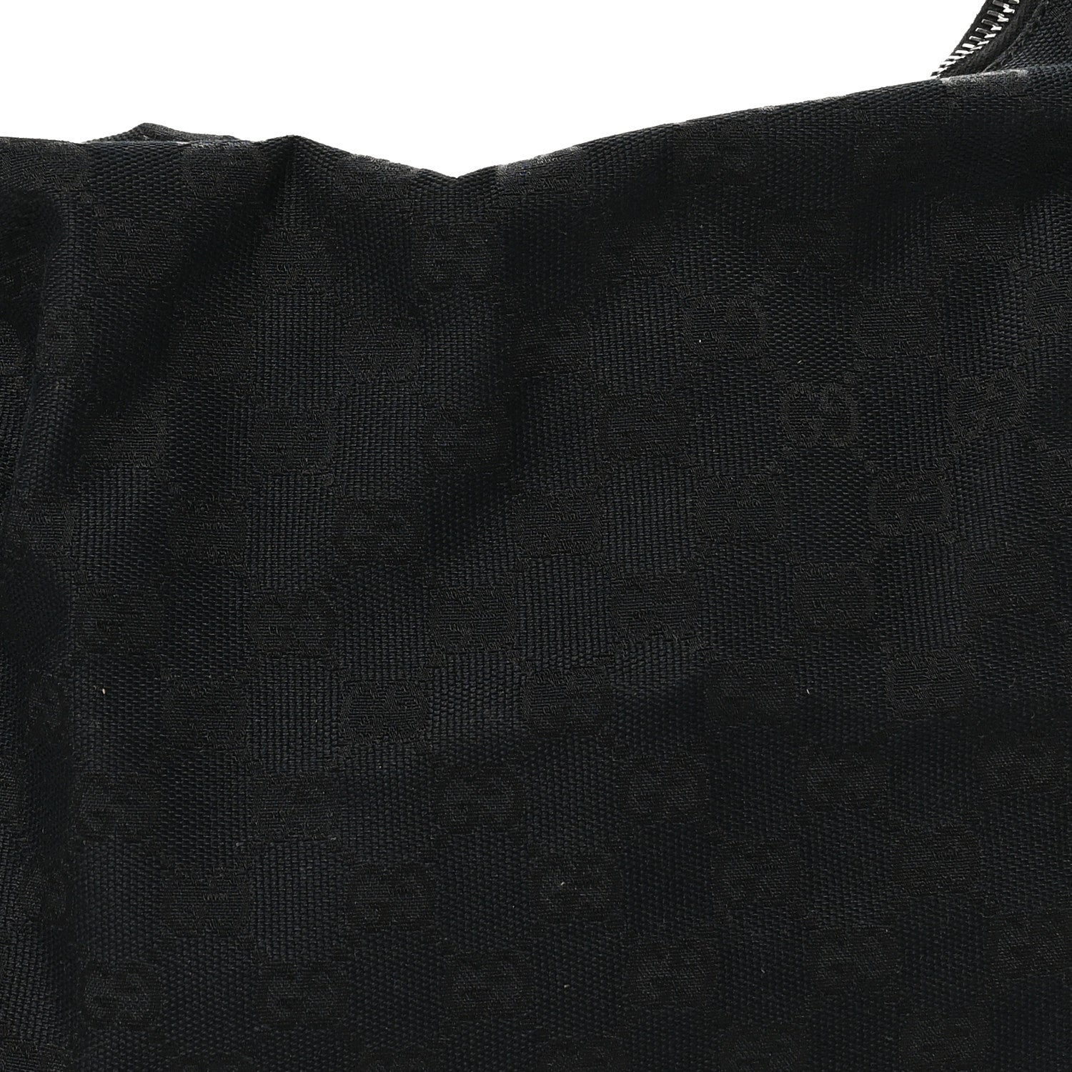 Gucci Monogram Medium Horsebit Chain Hobo Black 8 of 10