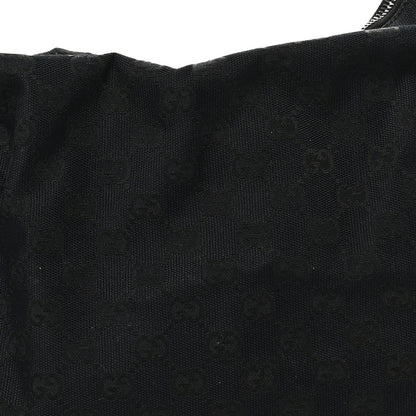 Gucci Monogram Medium Horsebit Chain Hobo Black 8 of 10